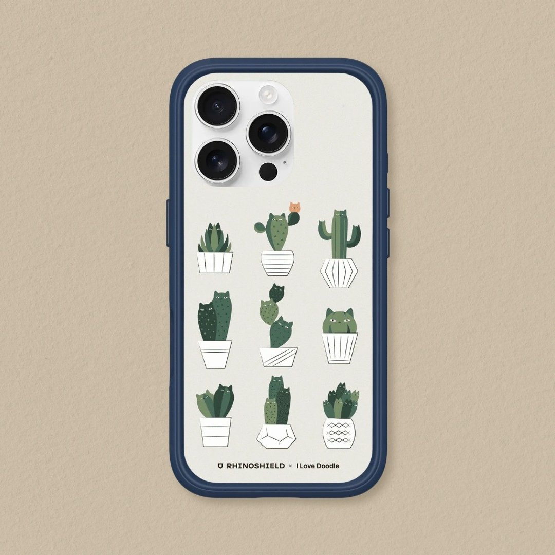 犀牛盾 Mod NX 边框背盖手机壳∣ilovedoodle/仙人掌家族 for iPhone - 手机壳/手机套 - 塑料 多色