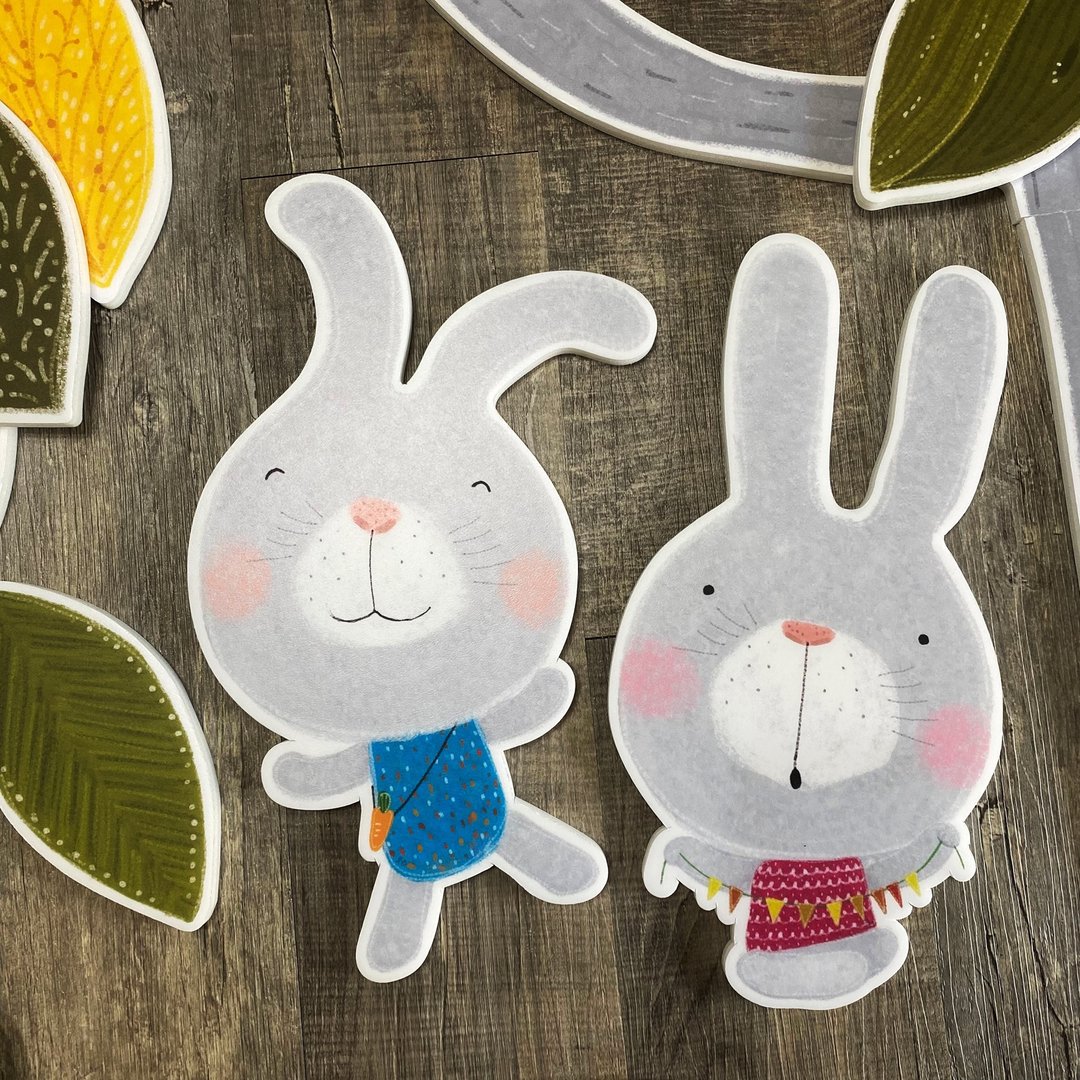 教室布置便利包  \兔子伙伴/  Bulletin Board - 墙贴/壁贴 - 其他材质 多色