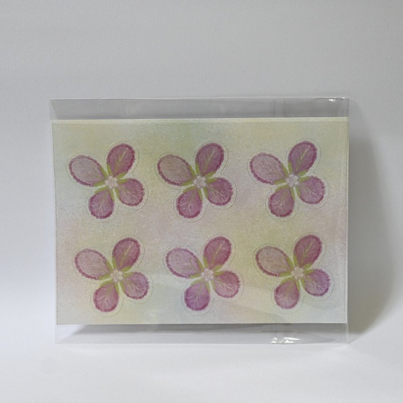 深粉透花 透明贴纸 手绘 花草 手帐 手帐拼贴 贴纸 - 贴纸 - 纸 