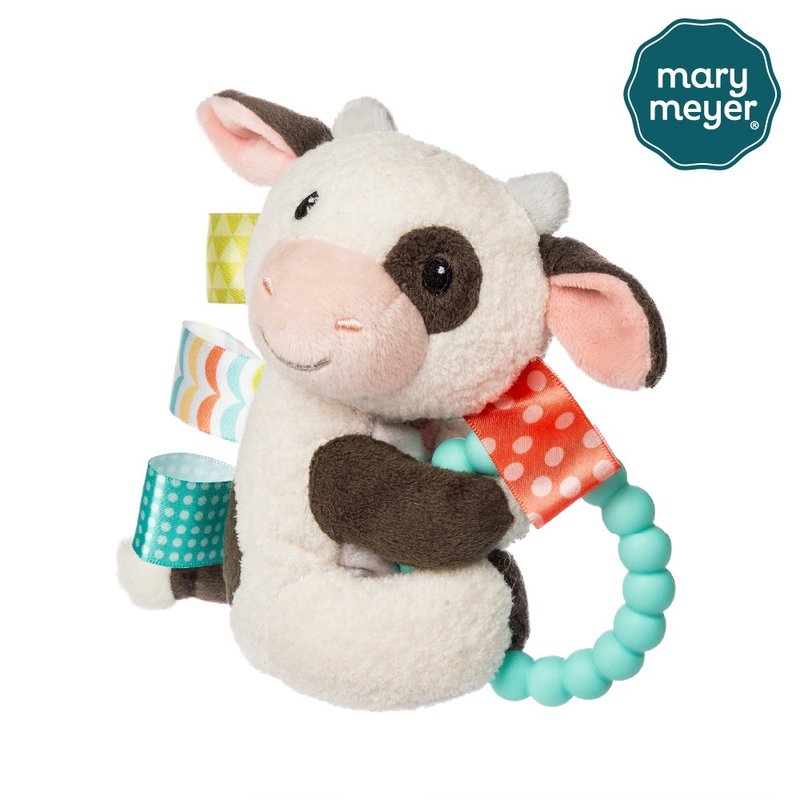 快速出货-【MaryMeyer】标签手摇铃-乡村小牛波波 - 玩具/玩偶 - 其他材质 多色