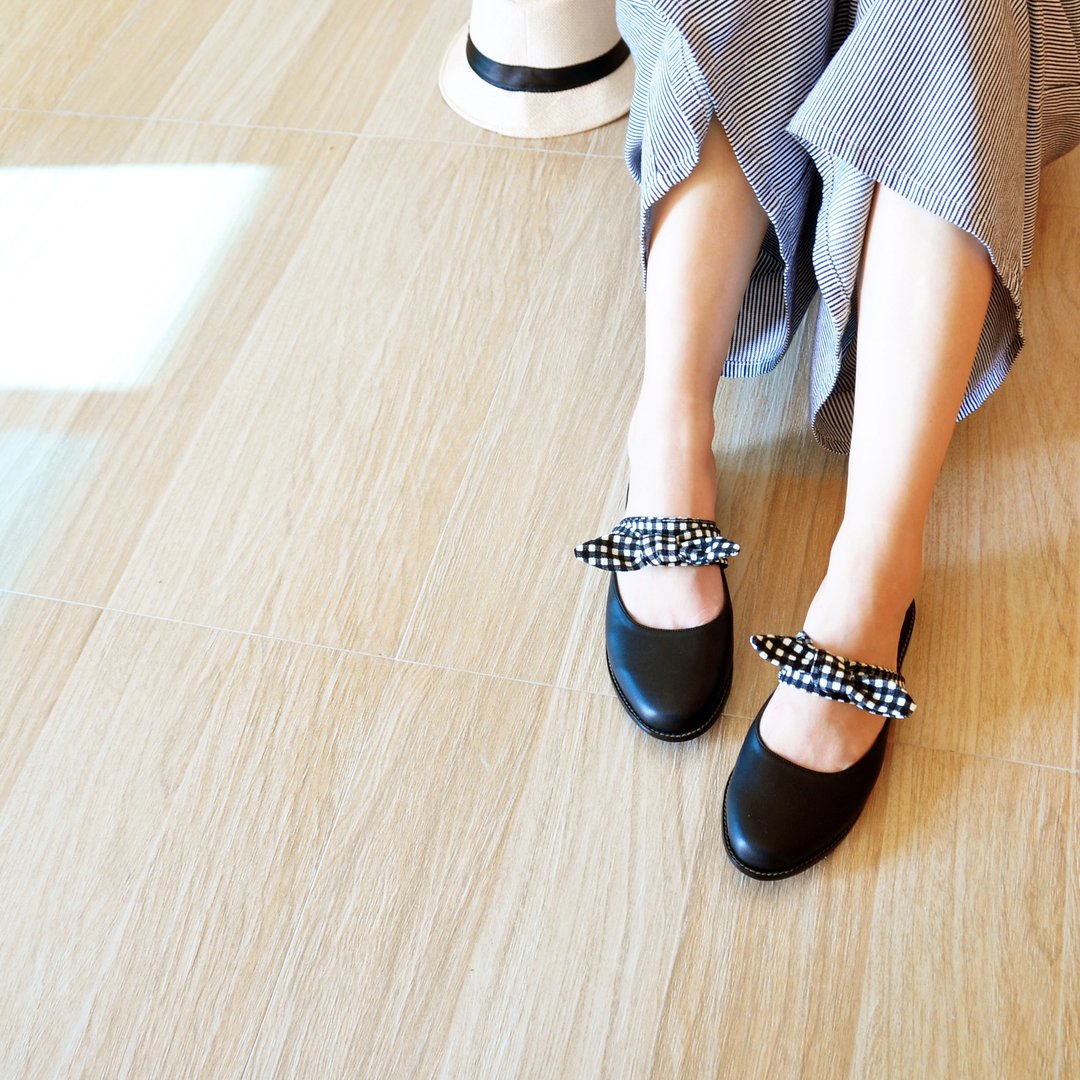 Exchangeable Ribbon Sandals - Black - 男女凉鞋 - 其他材质 黑色