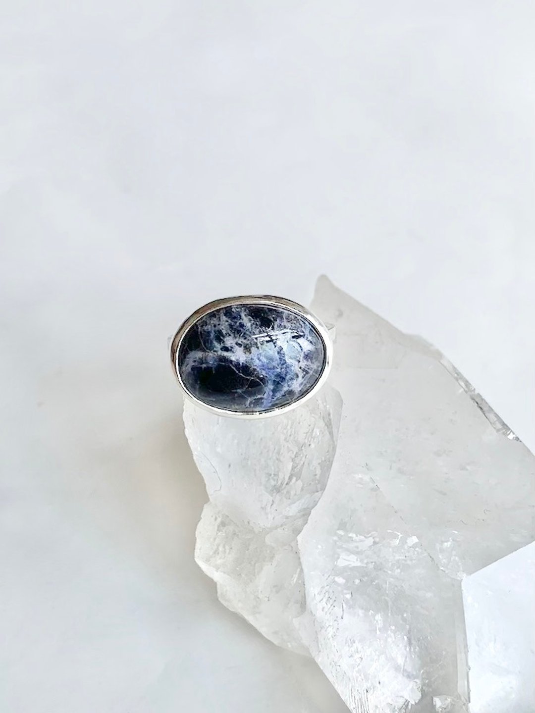 Sodalite Ring No. 15 - 戒指 - 宝石 蓝色