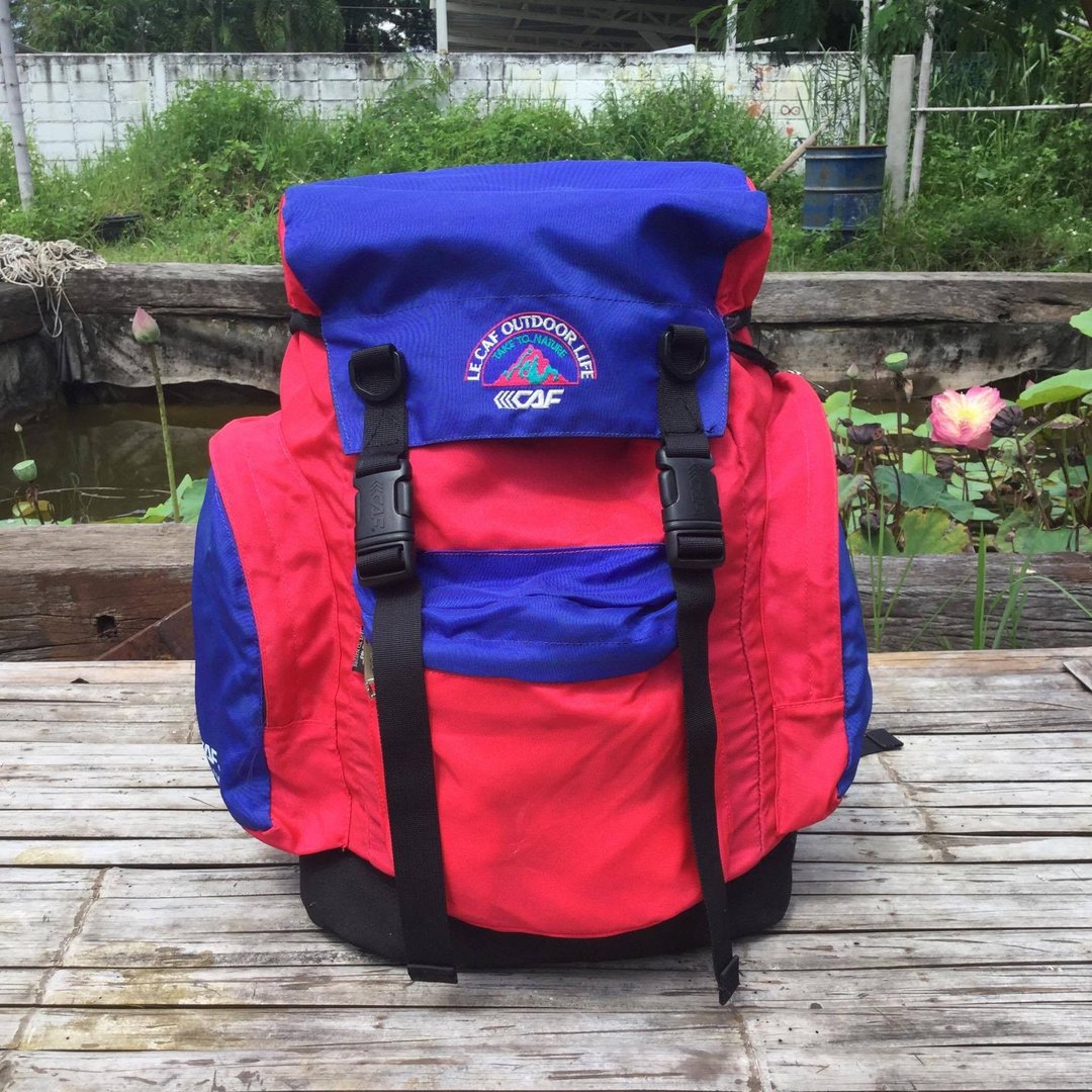 EARTH.er :: Vintage系列 :: │"LECAF"怀旧韩国背包 ● "LECAF" Vintage Korean Backpack │ - 后背包/双肩包 - 纸 蓝色