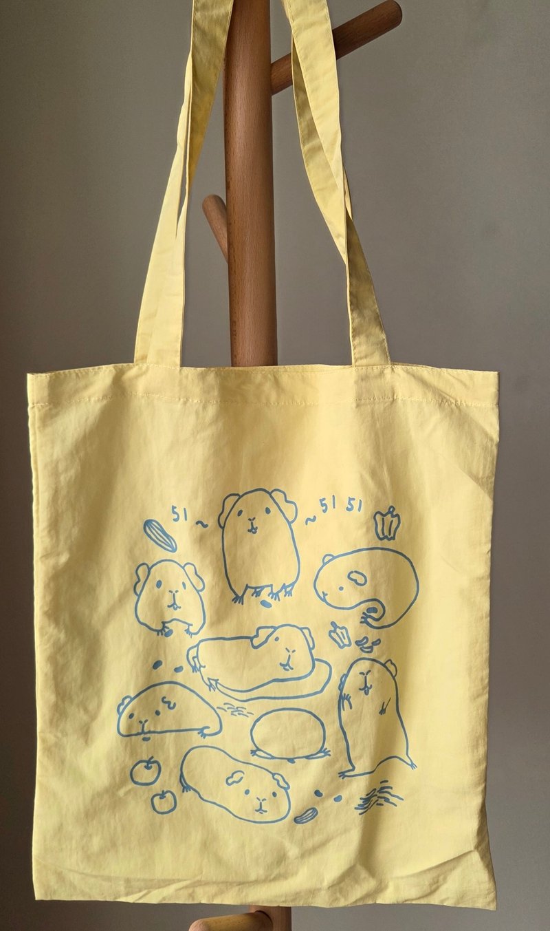 折叠收纳尼龙环保袋 - 手提包/手提袋 - 尼龙 黄色