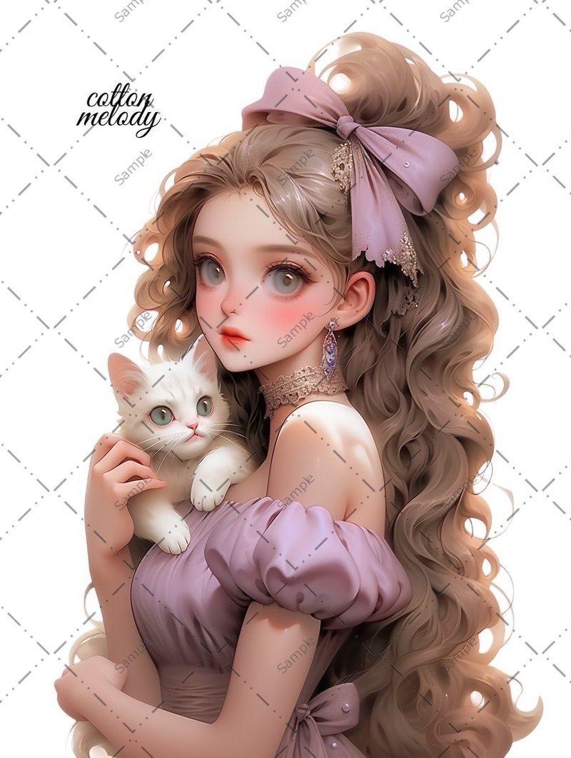 original sticker no.457 人物贴纸 原创贴纸 人物插画 女孩贴纸 原创人物贴纸 - 贴纸 - 纸 