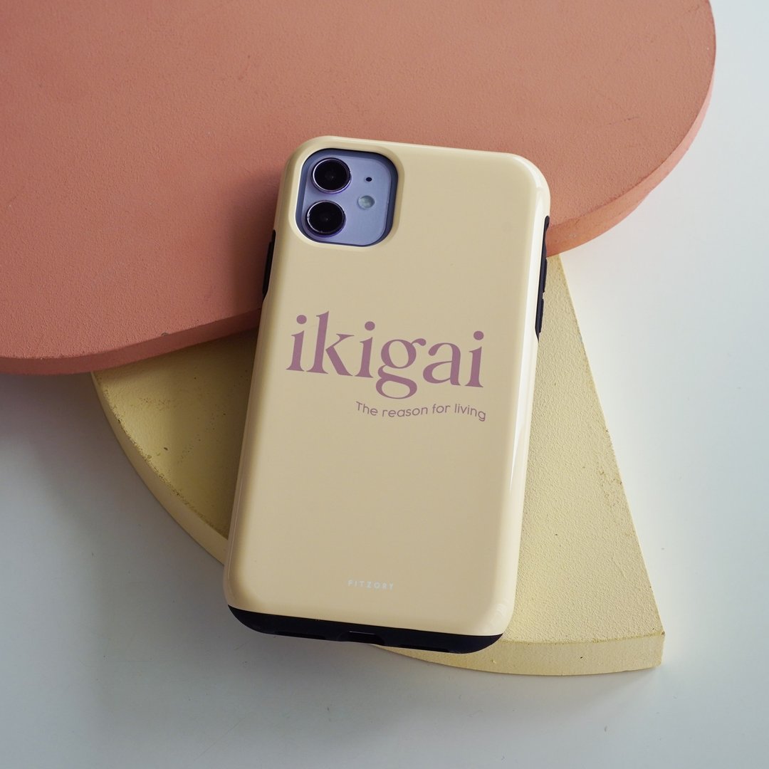 【FITZORY】正念系列 - Ikigai | iPhone壳 - 手机壳/手机套 - 塑料 黄色
