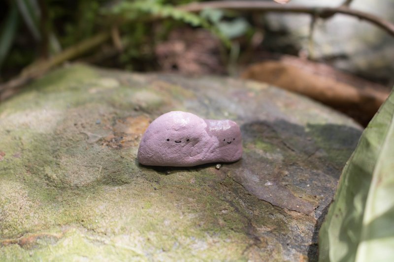 紫色山脉摆饰 - 摆饰 - 粘土 