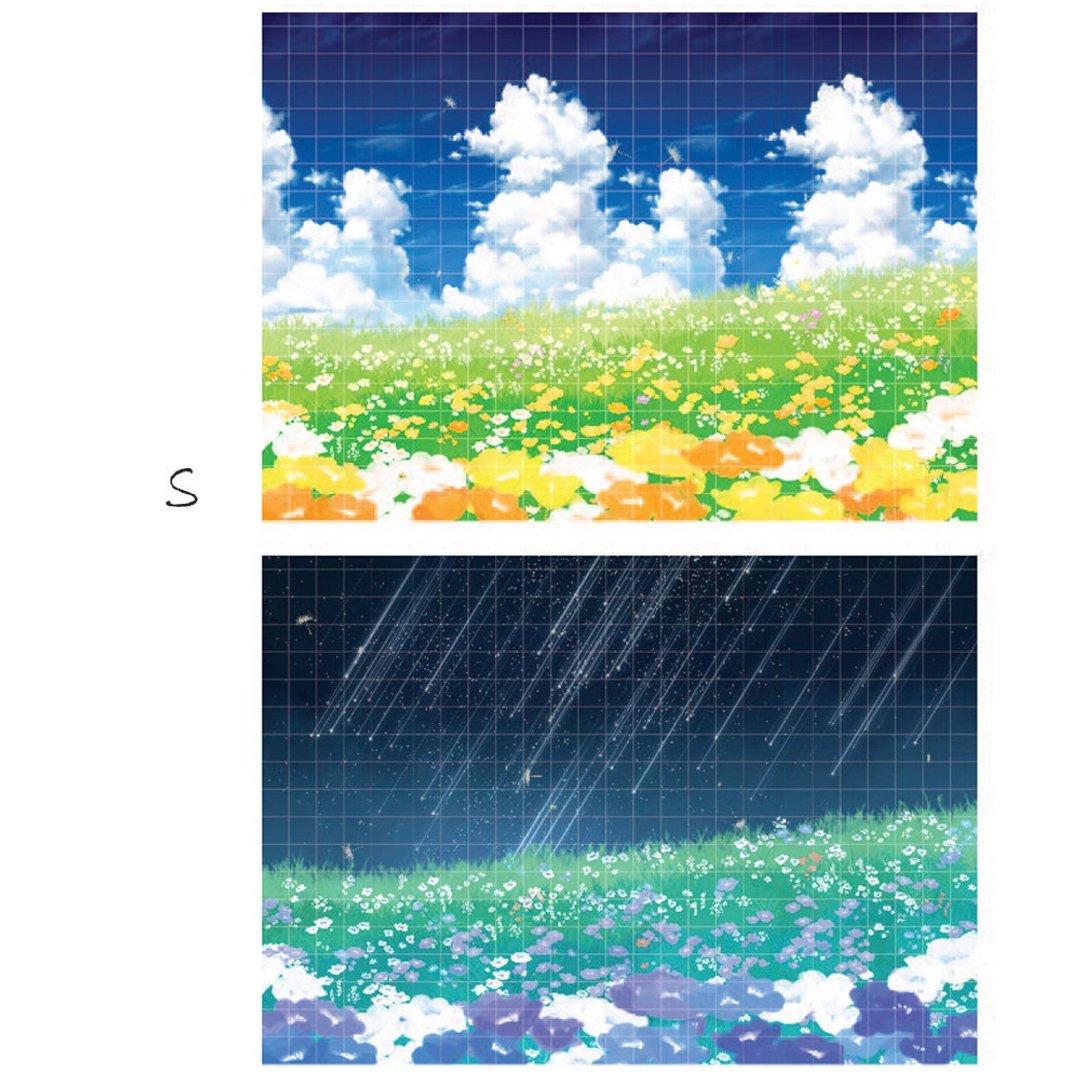 With flowers 20 sheets A4 Double Sided design paper (soranhan haru) - 包装材料 - 纸 