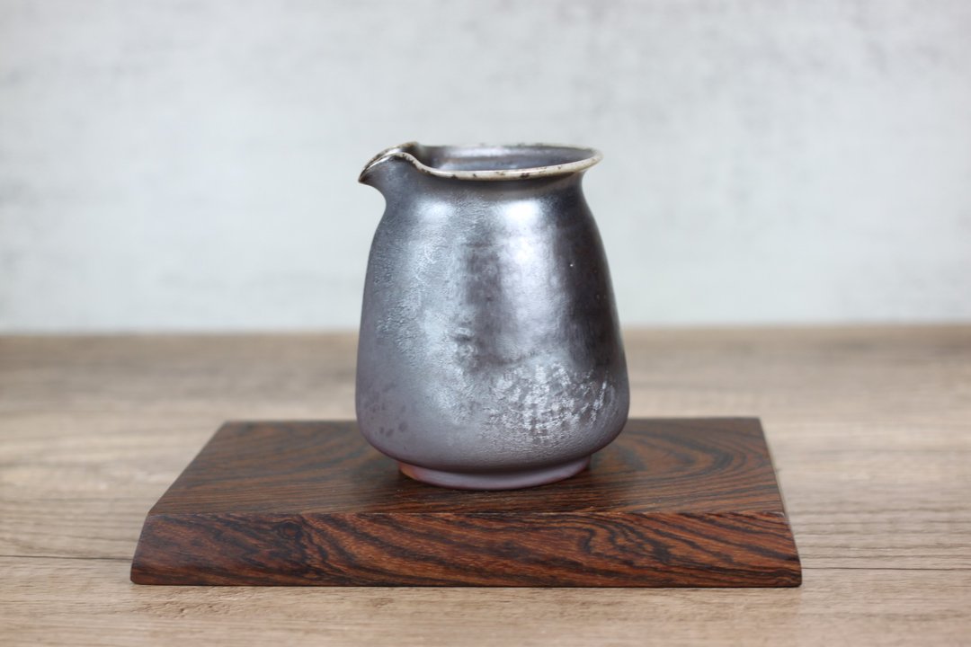 【沐春生活】天然落灰 柴烧茶海 公道杯 名家叶敏祥手作 300ml - 茶具/茶杯 - 瓷 