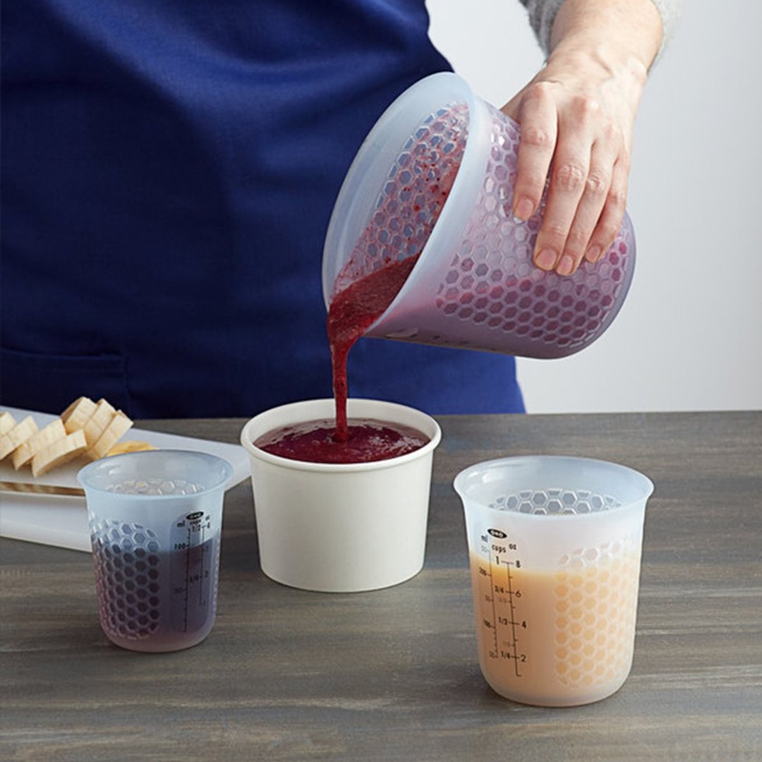 【凉夏备餐】OXO 硅胶软质量杯 / 共3款 - 厨房用具 - 硅胶 白色