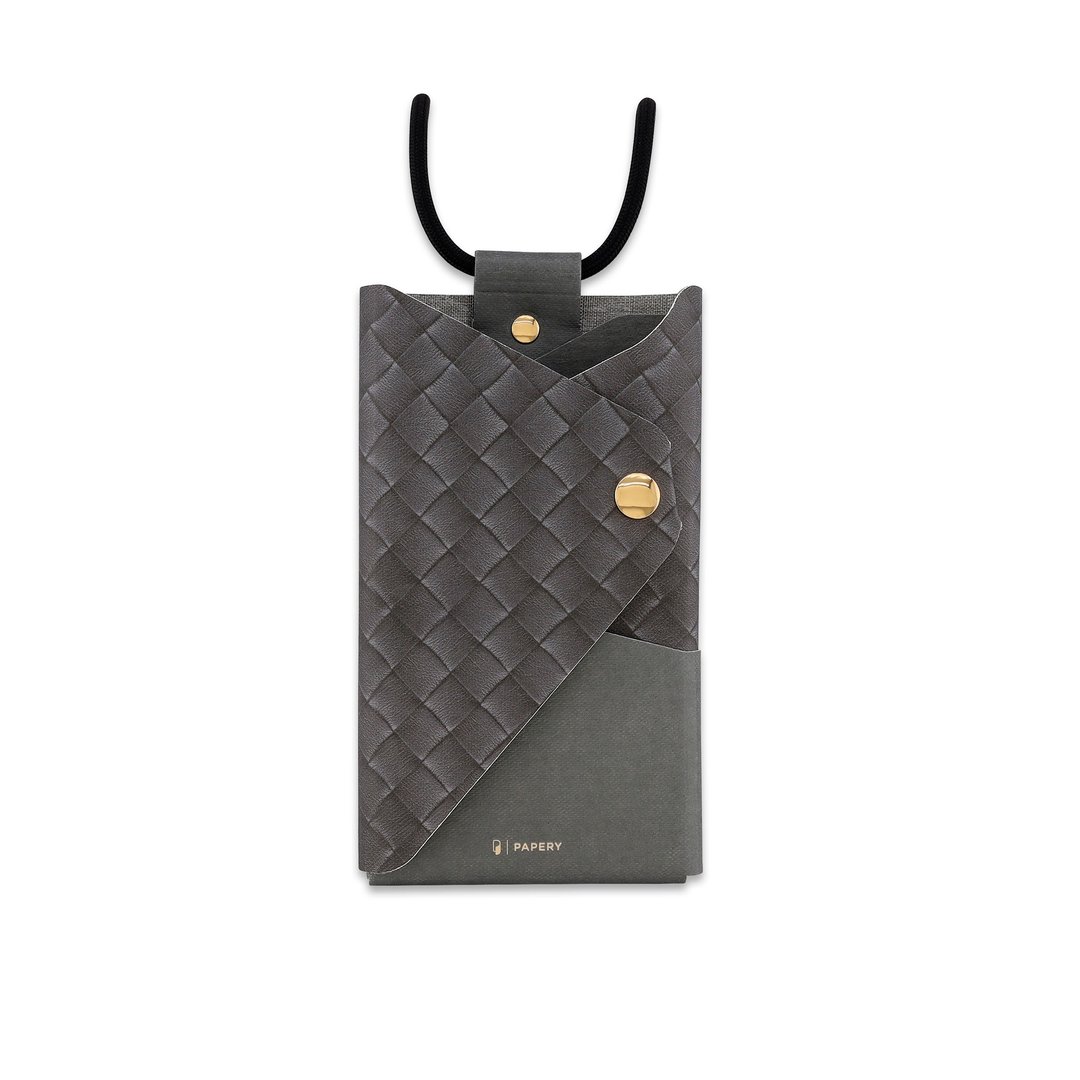 ionSleeve 银离子抗菌收纳夹 - Black Woven - 纯素皮革 情人节 - 侧背包/斜挎包 - 其他材质 
