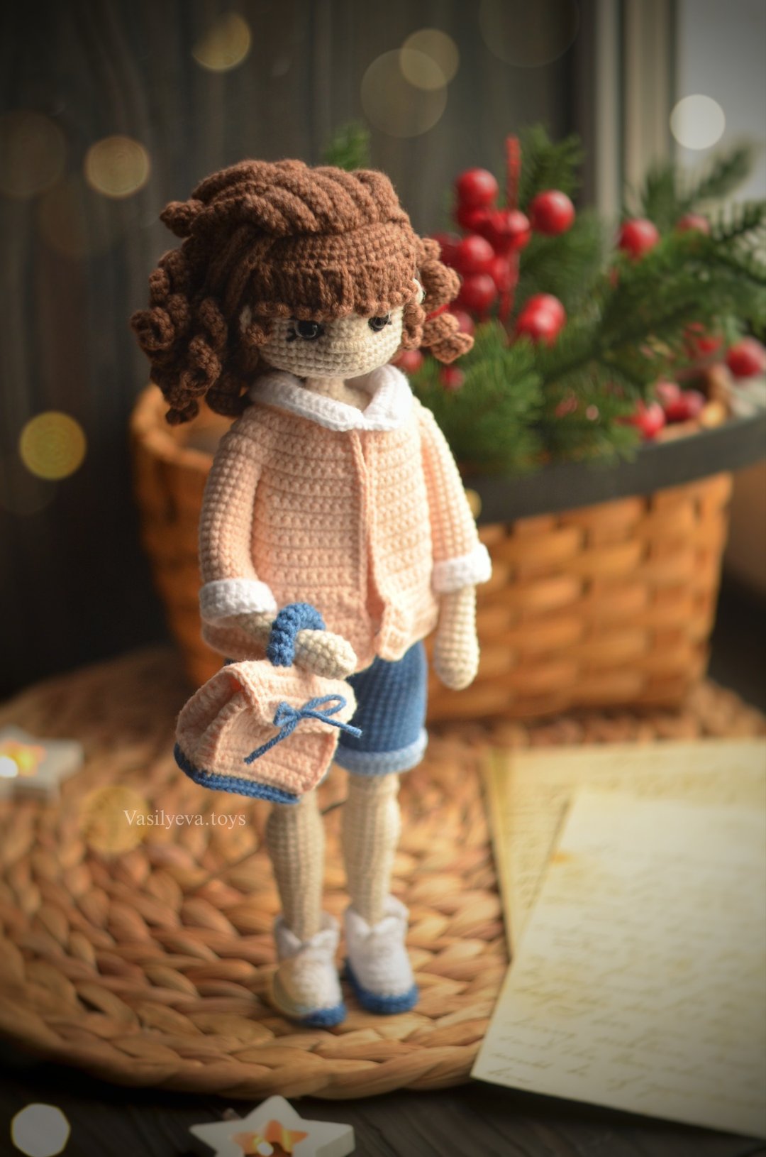 钩针编织娃娃图案 Amigurumi 娃娃小淑女 英文版 pdf - 手工艺教程/工具书 - 其他材质 
