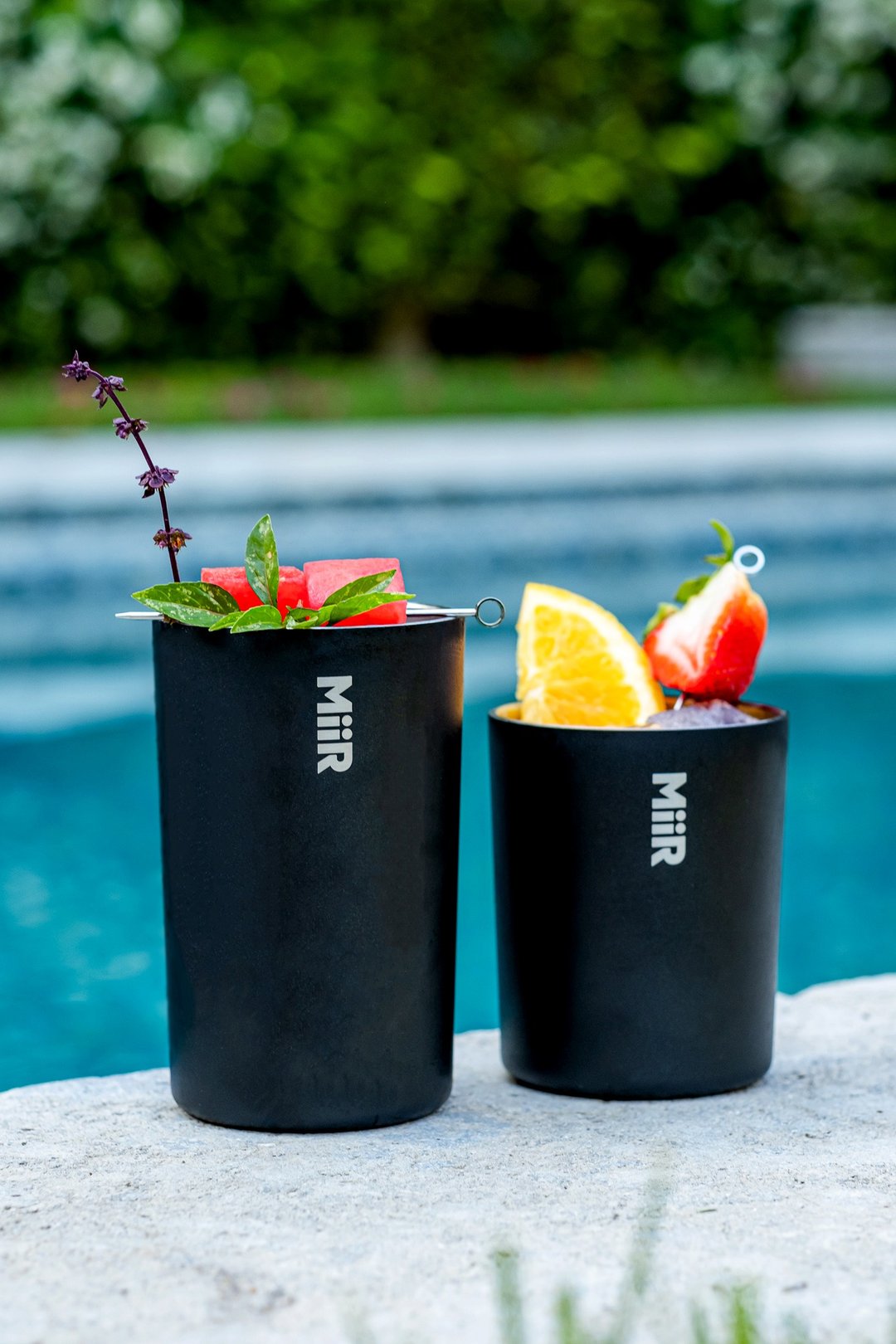 MiiR 低球杯 10oz/295ml 双层真空 保温 保冰 鸡尾酒 调酒 经典黑 - 酒杯/酒器 - 不锈钢 黑色