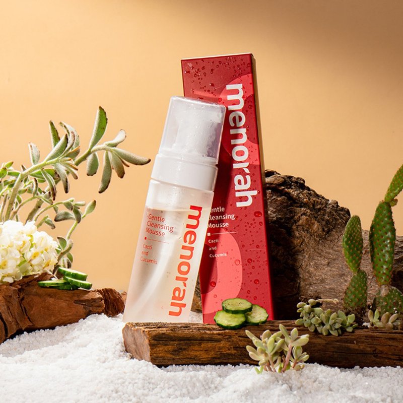 仙人掌x小黄瓜 洁颜慕斯150ml -  洗净多余油脂、舒缓肌肤压力 - 脸部清洁/卸妆用品 - 其他材质 