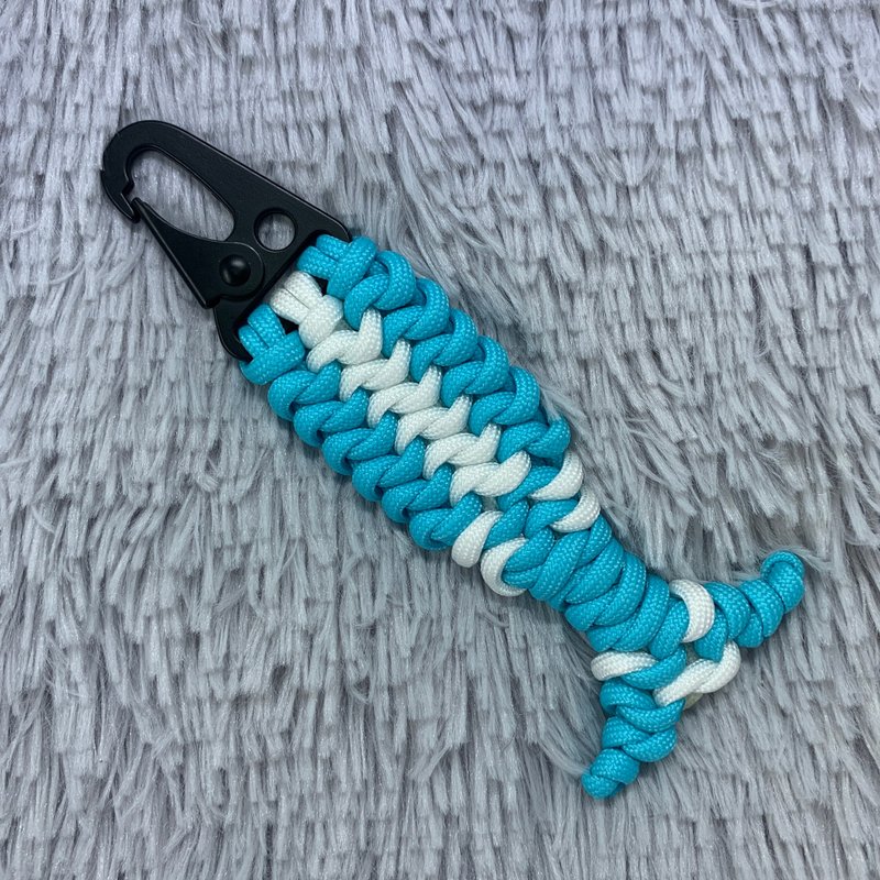 去编 | 人鱼之尾 | Mermaid's Tail | 手工伞绳钥匙扣 - 钥匙链/钥匙包 - 聚酯纤维 多色