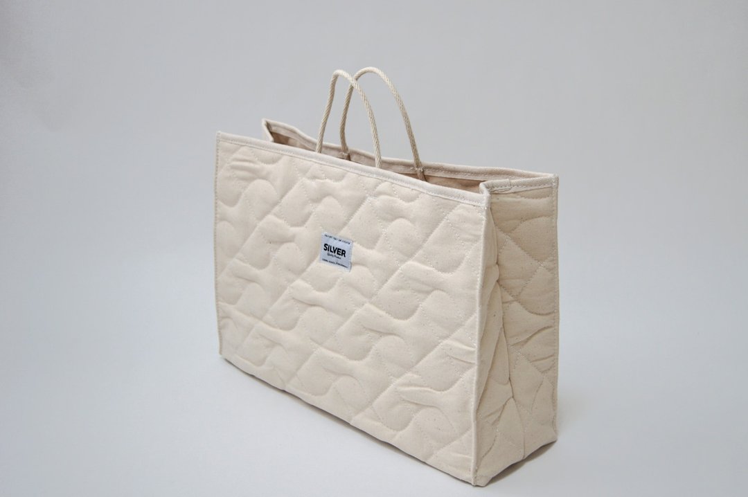 Tote bag NEIGHBOR W --size WIDE --TYPE-A - 手提包/手提袋 - 棉 白色