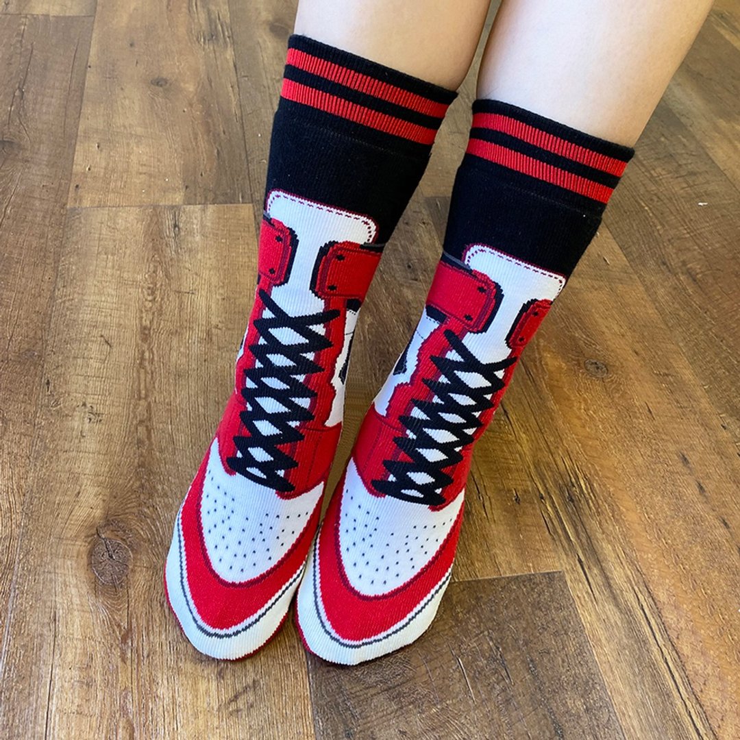 推荐【SOCKS 鞋型袜】限量MJ 1│中筒袜 男袜 女袜 | 交换礼物 - 袜子 - 其他材质 