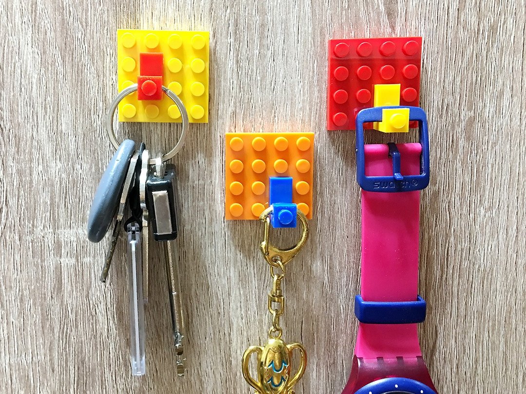 积木收纳小方块3入组随处挂系列 兼容乐高LEGO积木 - 收纳用品 - 塑料 多色