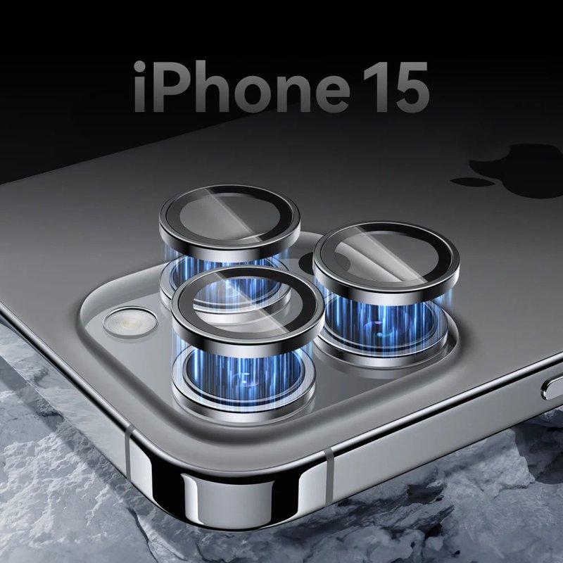 【iPhone 15系列】TORRAS LensGuard 镜头保护贴 - 手机配件 - 塑料 多色