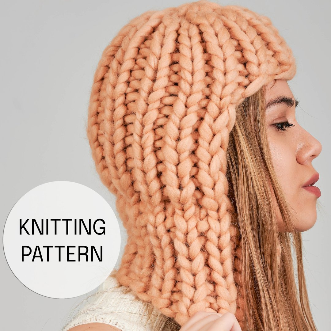 Balaclava made of merino wool pattern - 线上课程/教学影片 - 其他材质 