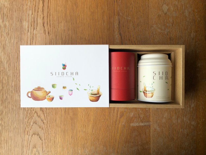 2025中秋节推荐 台湾特色礼品 原叶食茶礼盒 三峡碧螺春x玄米茶 - 茶 - 其他材质 多色