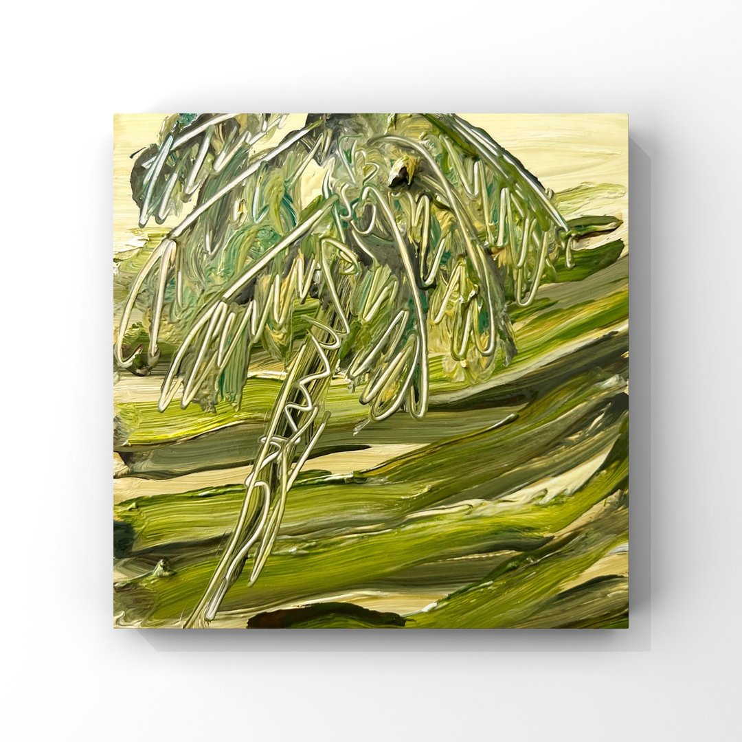 峇里岛绘画绿化棕榈峇里岛稻田艺术梯田亚洲风景 - 海报/装饰画/版画 - 其他材质 绿色