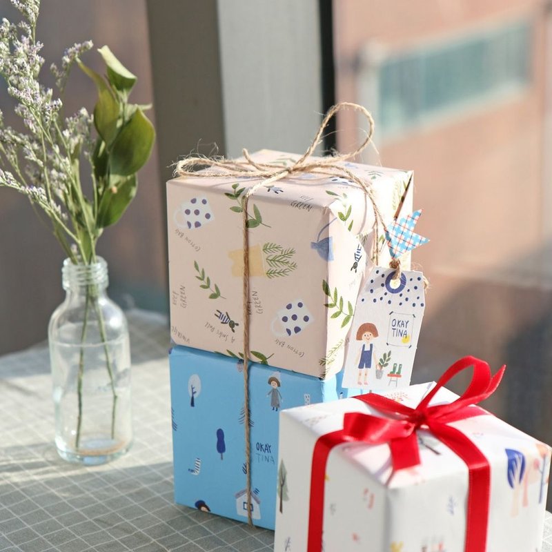 7321Desgin-礼品包装纸本组V.4-OKTina,7321-08892 - 木工/竹艺/纸艺 - 纸 多色