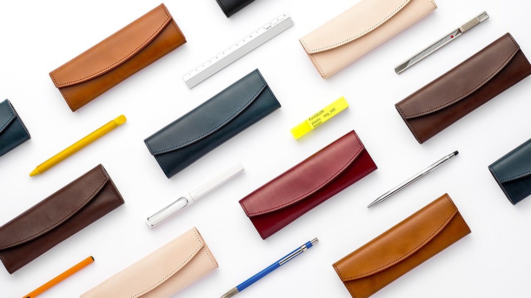 Pen Case 01 - 铅笔盒/笔袋 - 真皮 咖啡色