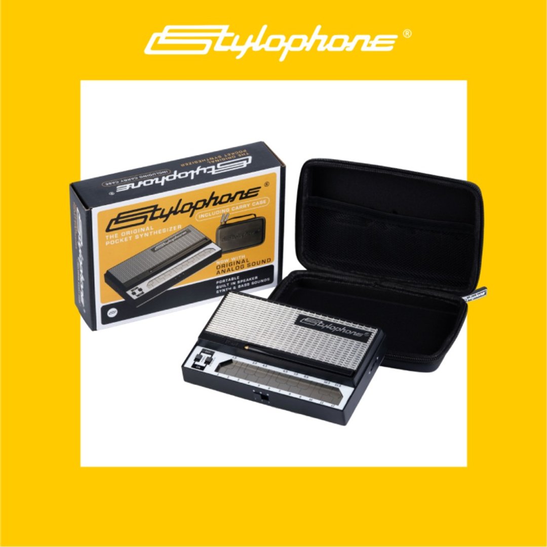 【Stylophone】S-1 掌上型迷你乐器 口袋合成器 携带盒套组 - 数码小物 - 塑料 黑色