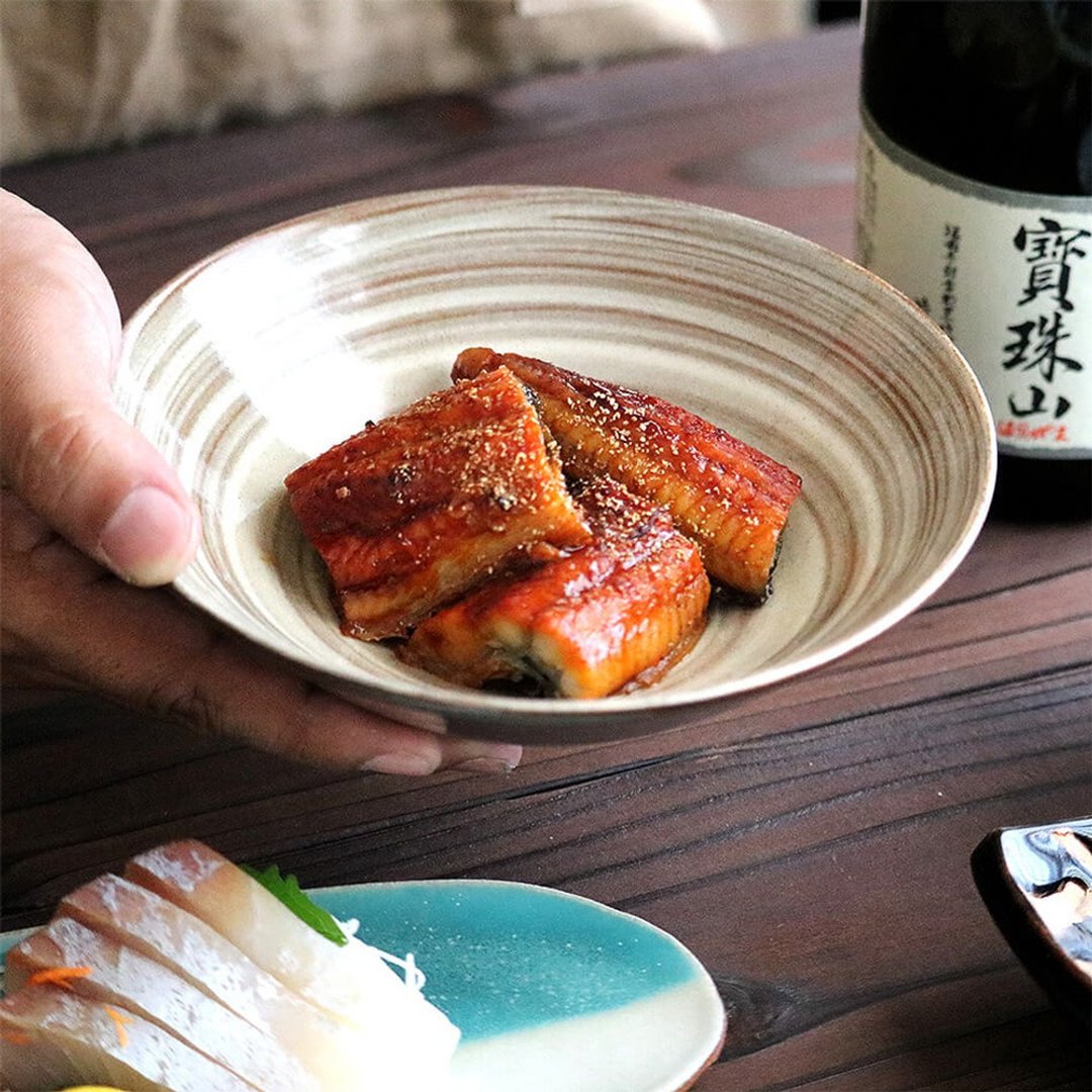 Takatori ware Takatori ware Hakeme Bowl Motonaga Touen陶器中 - 盘子/餐盘/盘架 - 陶 咖啡色