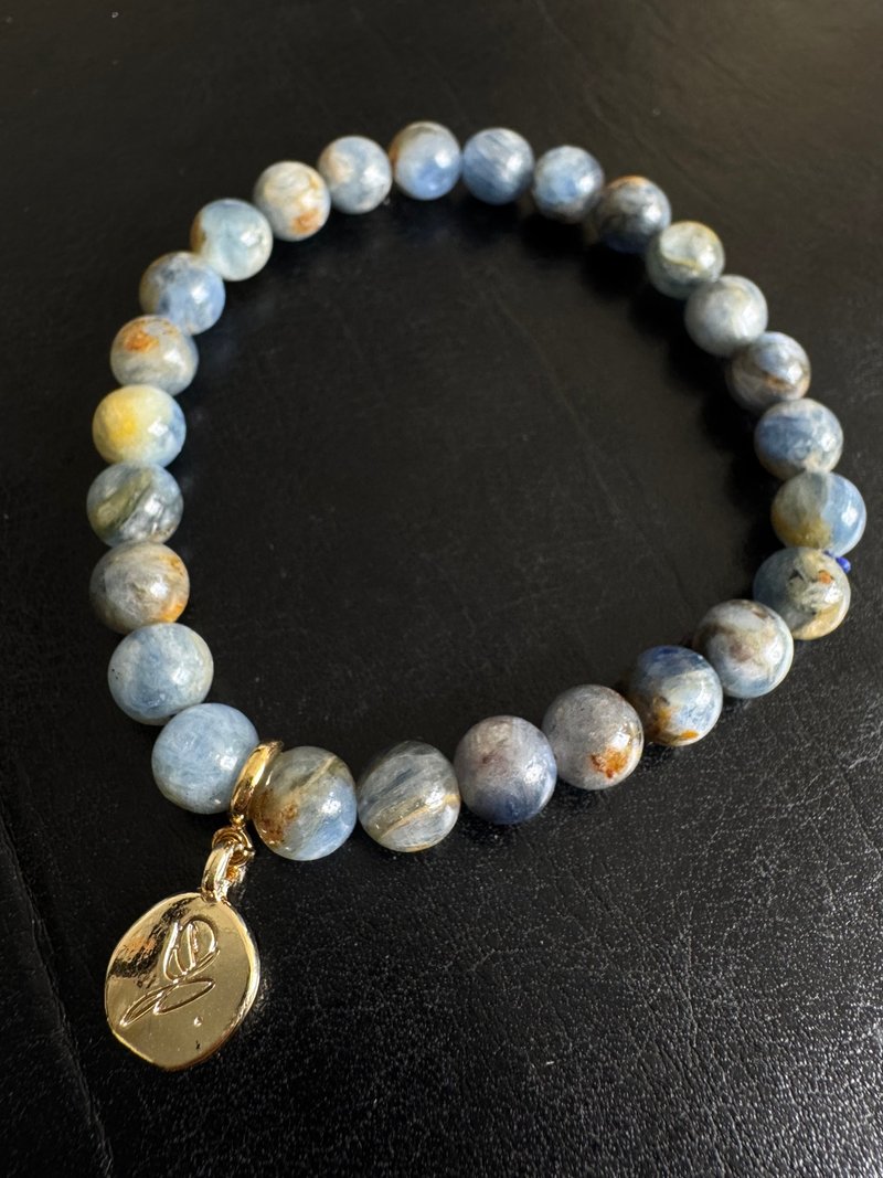 岛屿之境。蓝晶 手链 手串 手环 吼轮 大地之母 手环 手链 - 手链/手环 - 水晶 蓝色