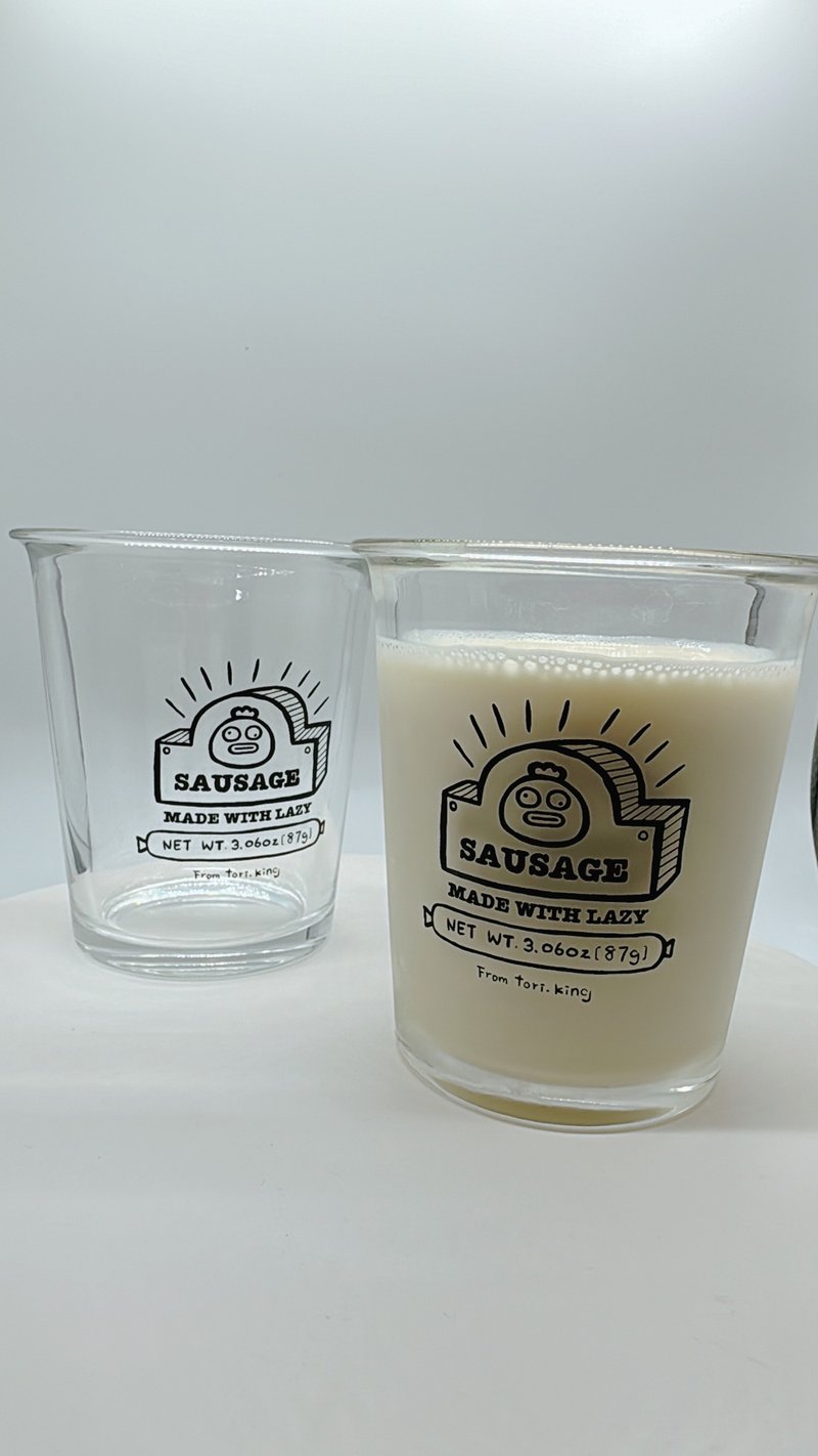 肠肠君 招牌冷萃玻璃杯320ml - 咖啡杯/马克杯 - 玻璃 透明