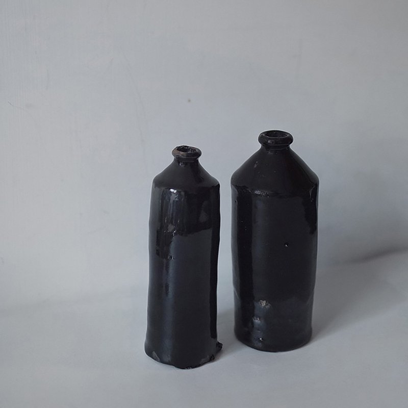 明清 北方黑釉酒瓶 古民窯COLLECT 大好設計河山 - 花瓶/陶器 - 瓷 