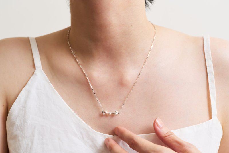 cubes together necklace | 群生立方 项链 - 项链 - 银 银色