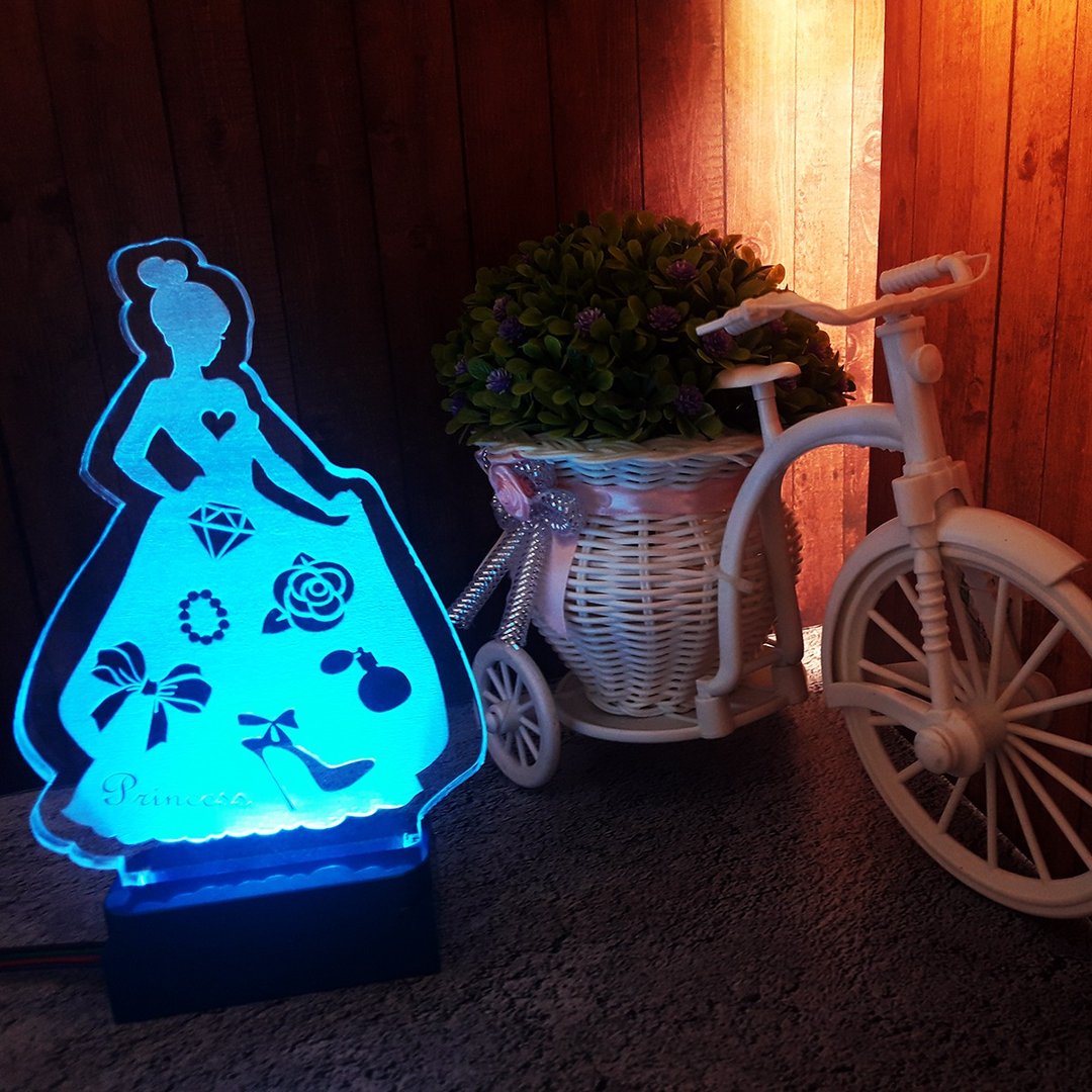公主风夜灯 - 美丽小秘诀 - 灯具/灯饰 - 压克力 透明