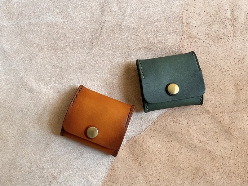 Yeebee-方方牛皮零钱包 - 零钱包 - 真皮 