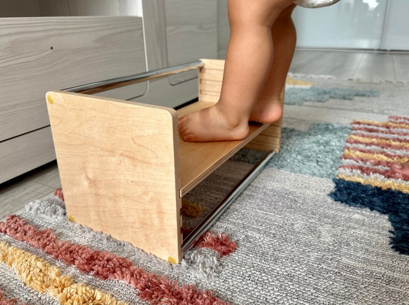 Piano Foot Stool - 儿童家具 - 木头 卡其色