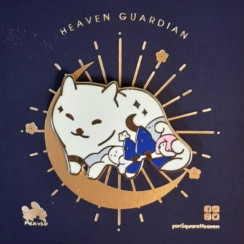 北极狐 Heaven Guardians 襟针 - 胸针 - 其他金属 