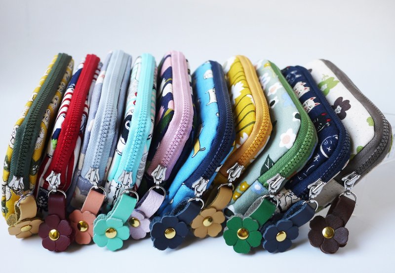 口袋日和收纳小包/多色可选 - 化妆包/杂物包 - 棉．麻 