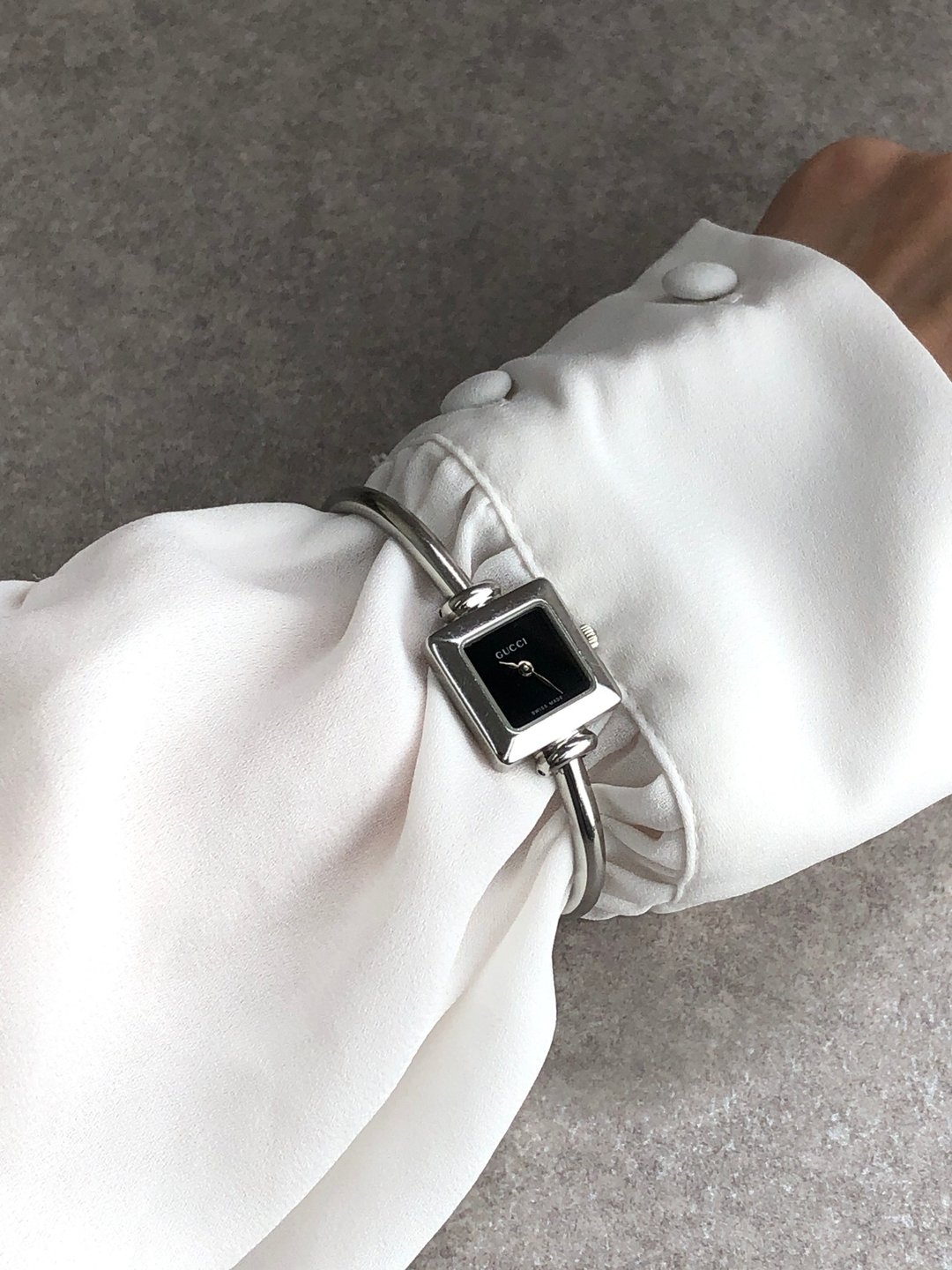 【 日本直送 名牌中古包 】GUCCI 古驰 手表 银色 不锈钢 石英 1900L vintage 古董 cpxu7b - 女表 - 不锈钢 银色