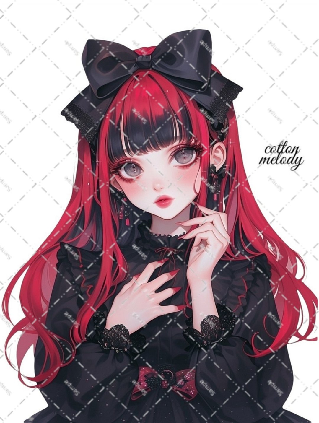 原创贴纸 no.5552 人物贴纸 原创贴纸 人物贴纸 女孩贴纸 原创人物贴纸 - 贴纸 - 纸 