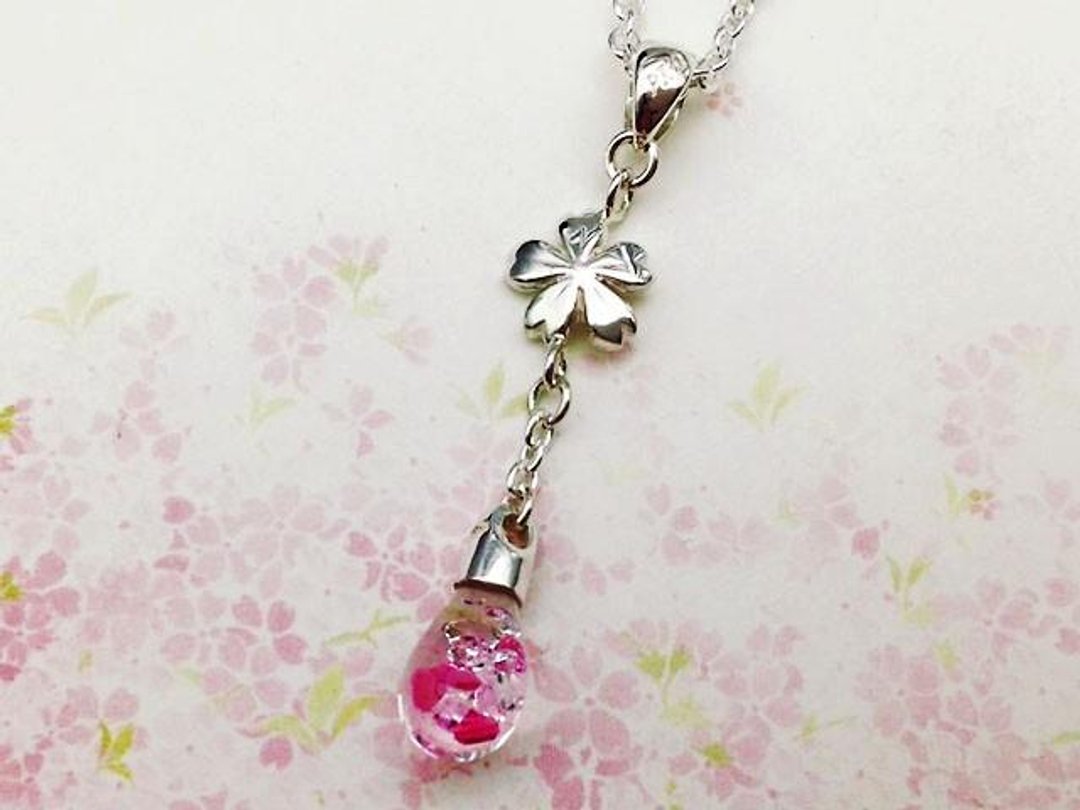 Sakura no Shizuku Pendant Mini - 项链 - 玻璃 红色