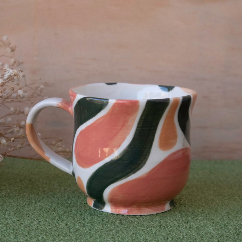 热带珊瑚胖胖杯 - 咖啡杯/马克杯 - 陶 多色