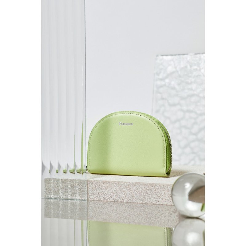 FENNEC HALFMOON POCKET - 清新莱姆绿 / LIME - 皮夹/钱包 - 真皮 绿色