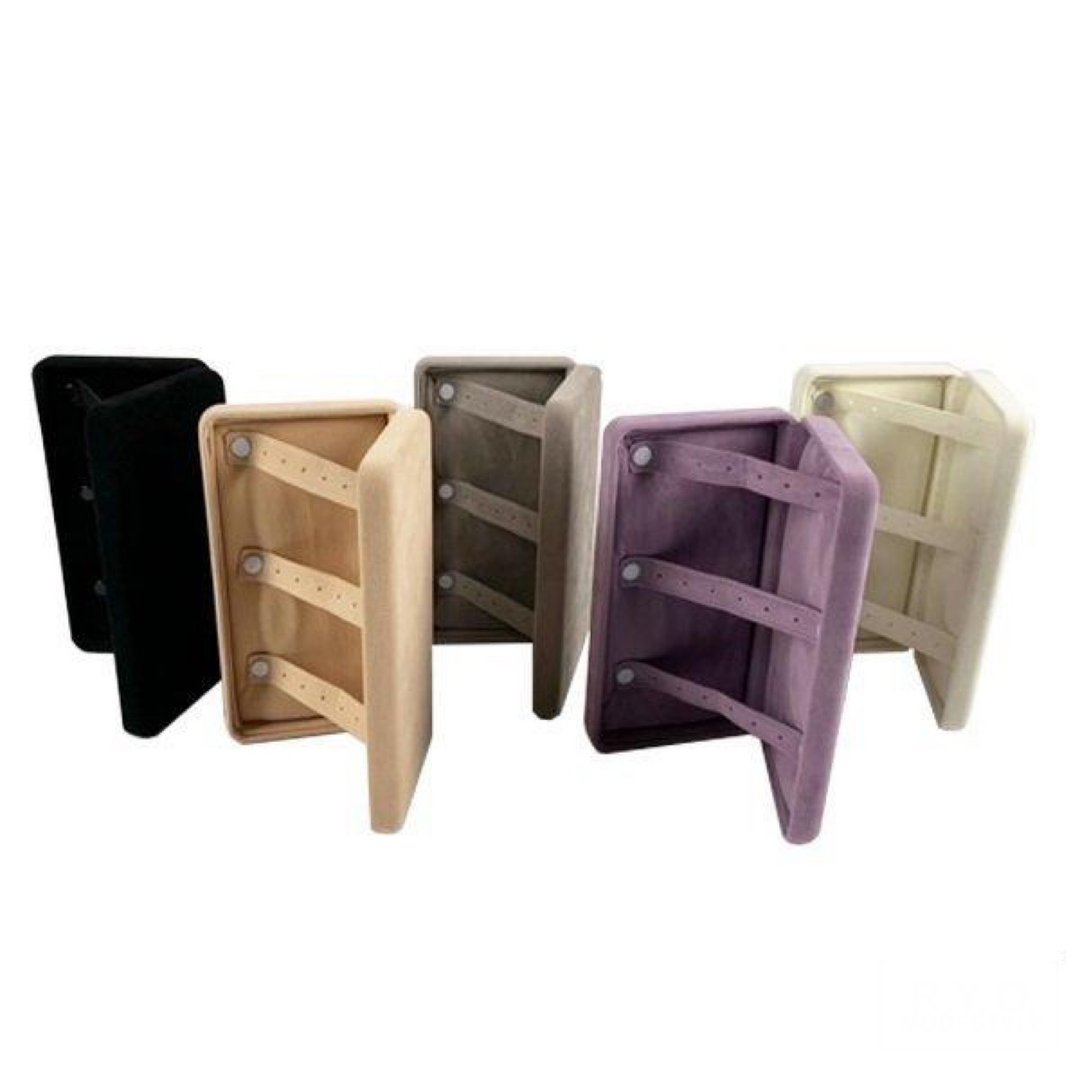 FLOCKY CASE PIERCING 5color - 收纳用品 - 棉．麻 黑色