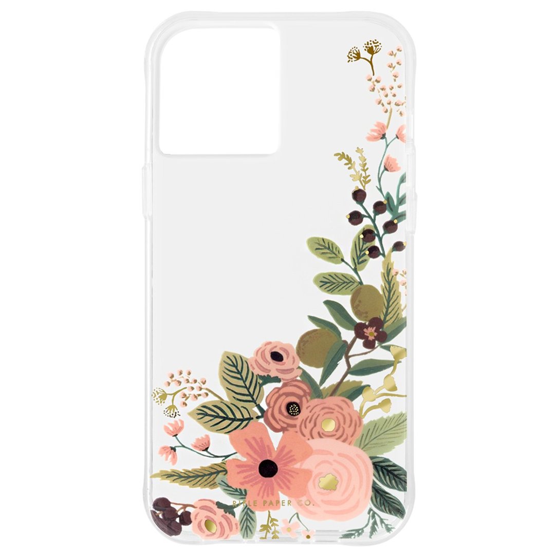 【六五折清货优惠】iPhone 12 系列 Garden Party Rose 手机壳 - 手机壳/手机套 - 塑料 粉红色