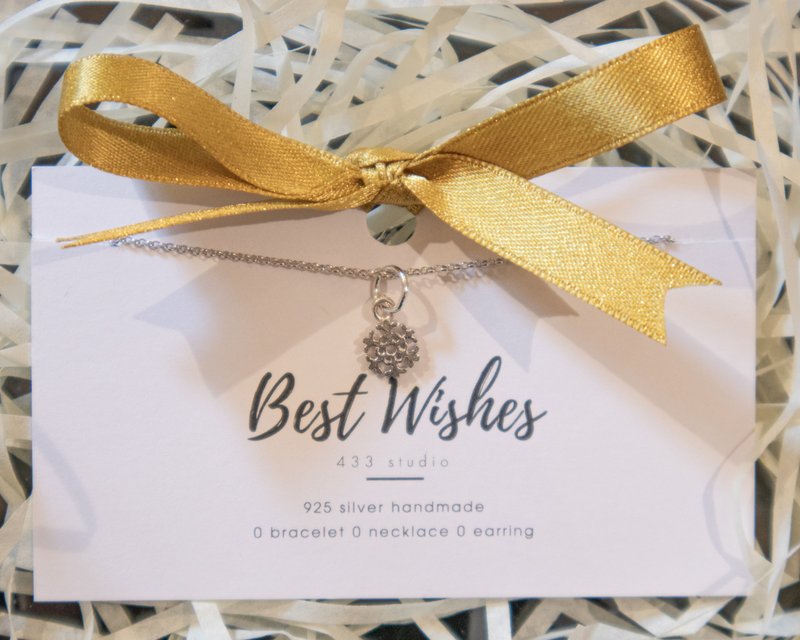 925 SILVER 雪花 颈链 - 银 - 颈链 - 项链 - 纯银 银色