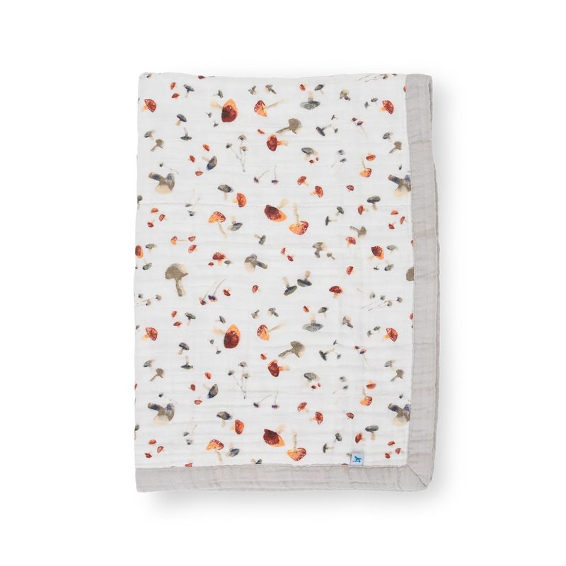 Little Unicorn 纯棉宝宝毯 蘑菇森林 - 其他 - 棉．麻 白色