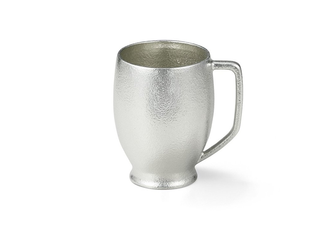 圆肚啤酒杯 - 咖啡杯/马克杯 - 贵金属 银色