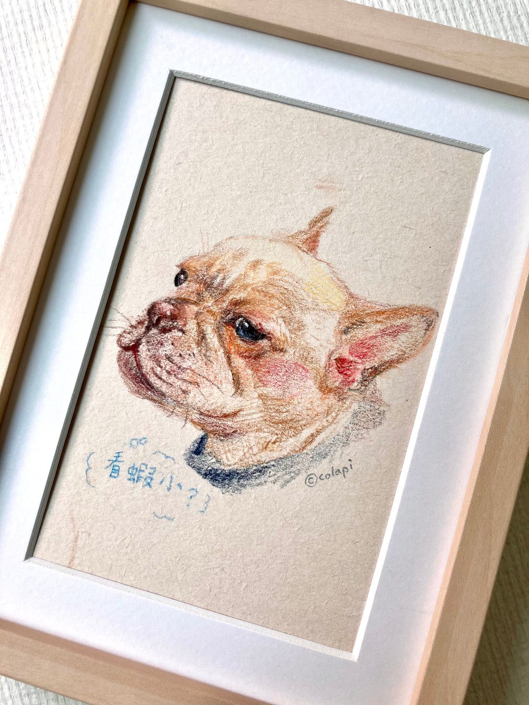 定制  宠物插画 精致温馨插画 含框包装 似颜绘 - 订制画像 - 纸 